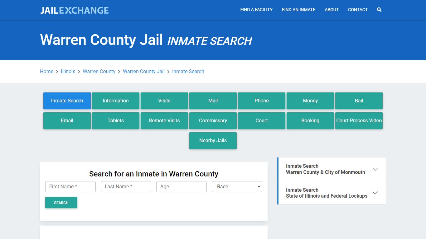 Warren County Jail, IL Inmate Search: Roster & Mugshots